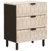 Dulap de noapte Alb 50 x 33 x 62 cm Lemn de mango solid - WALTI WALTI