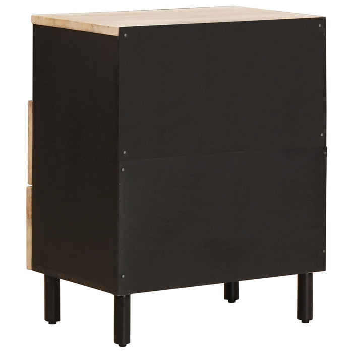 Dulap de noapte Alb 50 x 33 x 60 cm Lemn de mango solid - WALTI WALTI