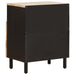 Dulap de noapte Alb 50 x 33 x 60 cm Lemn de mango solid - WALTI WALTI
