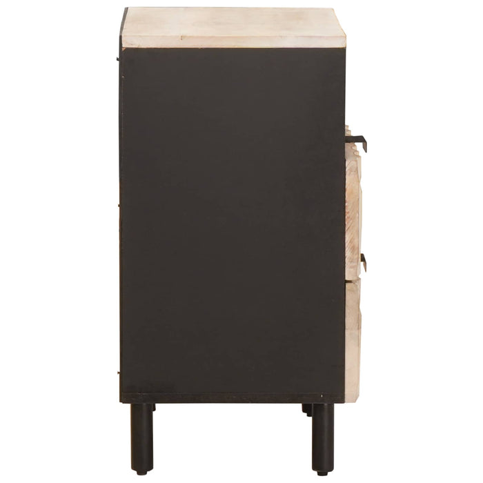 Dulap de noapte Alb 50 x 33 x 60 cm Lemn de mango solid - WALTI WALTI