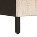 Dulap de noapte Alb 50 x 33 x 60 cm Lemn de mango solid - WALTI WALTI