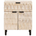 Dulap de noapte Alb 50 x 33 x 60 cm Lemn de mango solid - WALTI WALTI