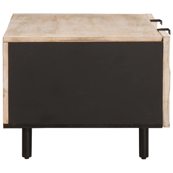 Masă de cafea Alb 100 x 54 x 40 cm Lemn de mango solid - WALTI WALTI