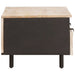 Masă de cafea cu sertar Alb 80 x 54 x 40 cm Lemn de mango solid - WALTI WALTI