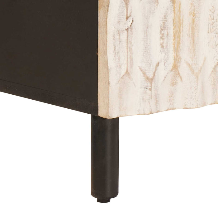 Cabinet TV cu sertar cu ușă Finisaj Alb Spălat 105 x 33 x 46 cm - WALTI WALTI