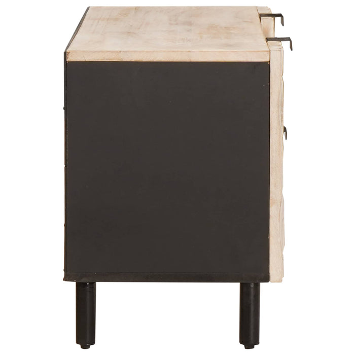 Cabinet TV cu sertar cu ușă Finisaj Alb Spălat 105 x 33 x 46 cm - WALTI WALTI