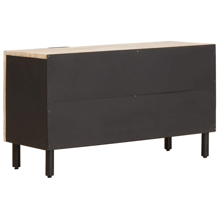 Cabinet TV cu depozitare Finisaj Alb Spălat 80 x 33 x 46 cm - WALTI WALTI