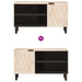 Cabinet TV cu depozitare Finisaj Alb Spălat 80 x 33 x 46 cm - WALTI WALTI