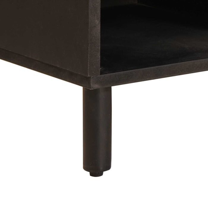 Cabinet TV cu sertar Finisaj Alb Spălat 100 x 33 x 46 cm - WALTI WALTI