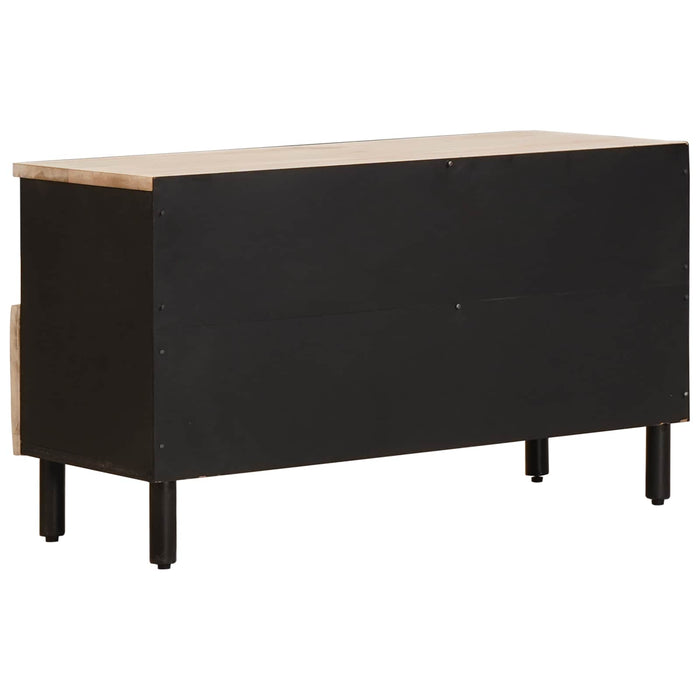 Cabinet TV cu sertar cu raft Finisaj Alb Spălat 80 x 33 x 46 cm - WALTI WALTI