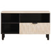 Cabinet TV cu sertar cu raft Finisaj Alb Spălat 80 x 33 x 46 cm - WALTI WALTI