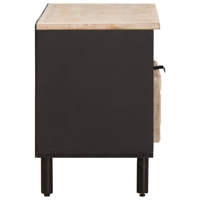 Cabinet TV cu sertar cu raft Finisaj Alb Spălat 80 x 33 x 46 cm - WALTI WALTI