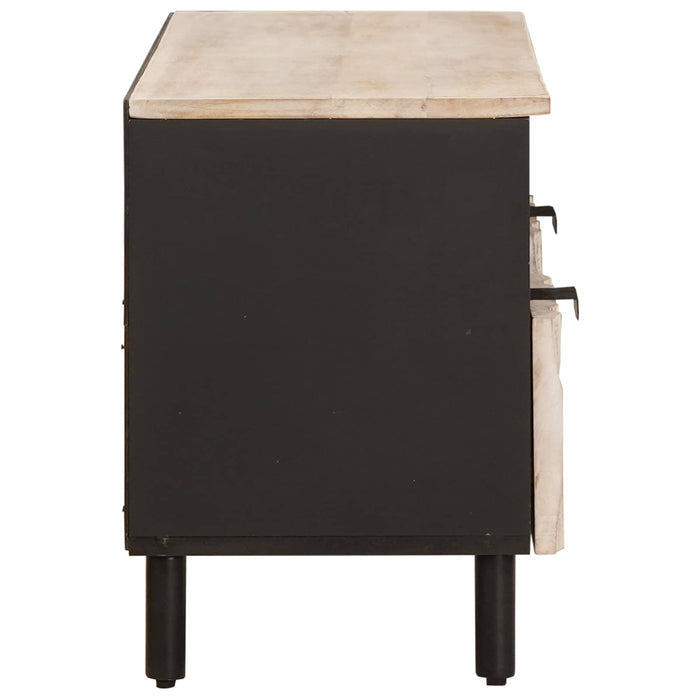 Cabinet TV cu sertar Finisaj Alb Spălat 100 x 33 x 46 cm - WALTI WALTI