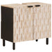 Dulap pentru Chiuveta de Baie cu raft Alb 62 x 33 x 58 cm - WALTI WALTI
