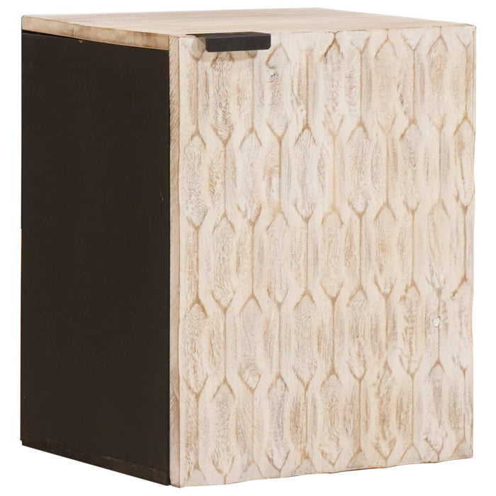 Dulap Suspendat pentru Baie cu raft cu ușă Alb 38 x 33 x 48 cm - WALTI WALTI