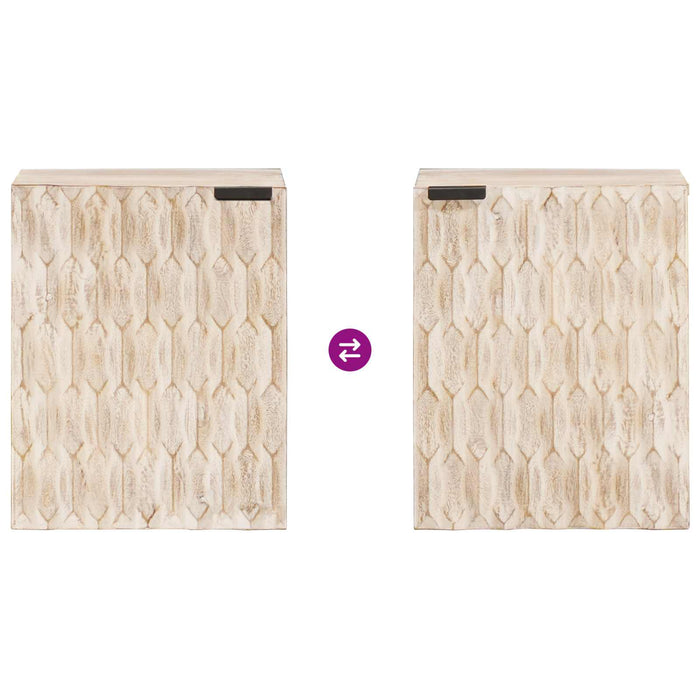 Dulap Suspendat pentru Baie cu raft cu ușă Alb 38 x 33 x 48 cm - WALTI WALTI