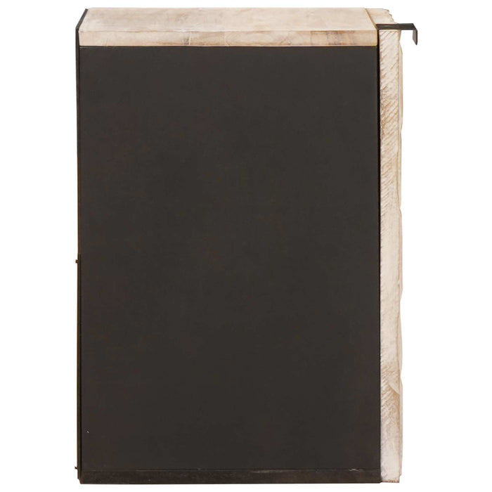 Dulap Suspendat pentru Baie cu raft cu ușă Alb 38 x 33 x 48 cm - WALTI WALTI