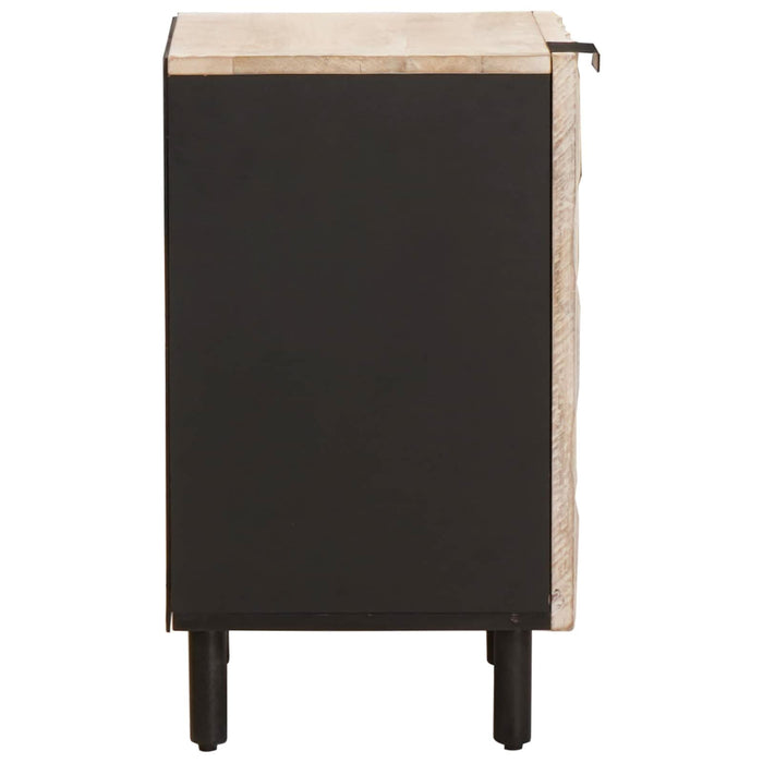 Dulap de Baie cu raft Alb 38 x 33 x 58 cm Lemn de mango solid - WALTI WALTI