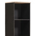 Dulap de Baie Negru și Alb 38 x 33 x 160 cm Lemn de mango solid - WALTI WALTI