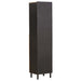 Dulap de Baie Negru și Alb 38 x 33 x 160 cm Lemn de mango solid - WALTI WALTI