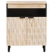 Bufet Finisaj Alb Spălat 60 x 33 x 75 cm Lemn de mango solid - WALTI WALTI