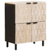 Bufet Finisaj Alb Spălat 60 x 33 x 75 cm Lemn de mango solid - WALTI WALTI