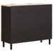 Bufet Finisaj Alb Spălat 90 x 33 x 75 cm Lemn de mango solid - WALTI WALTI