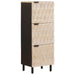 Bufet Finisaj Alb Spălat 40 x 33 x 110 cm Lemn de mango solid - WALTI WALTI