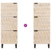 Bufet Finisaj Alb Spălat 40 x 33 x 110 cm Lemn de mango solid - WALTI WALTI