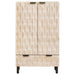 Bufet Finisaj Alb Spălat 60 x 33 x 100 cm Lemn de mango solid - WALTI WALTI