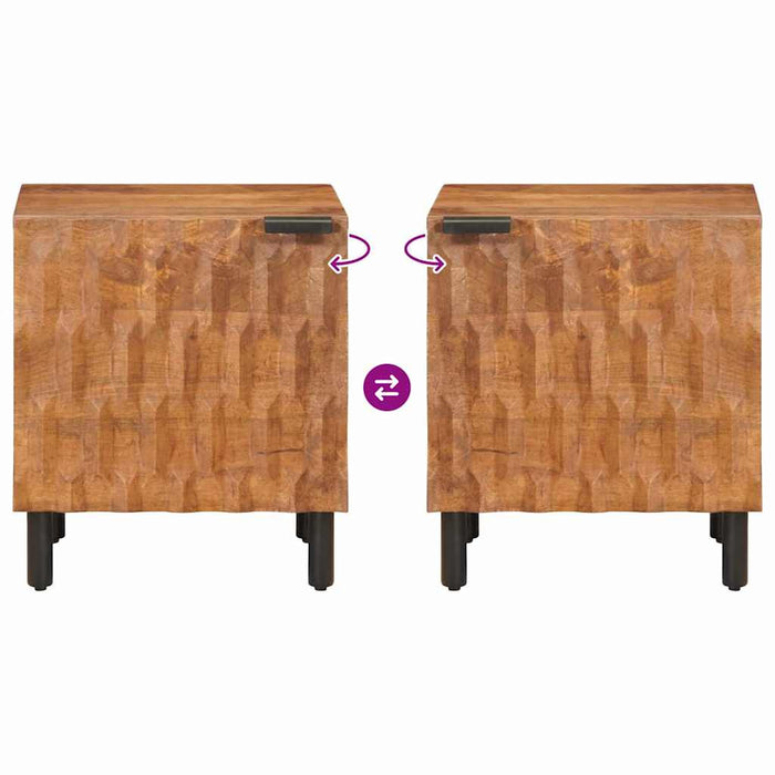 Dulap de noapte Maro 40 x 33,5 x 46 cm Lemn de mango solid - WALTI WALTI