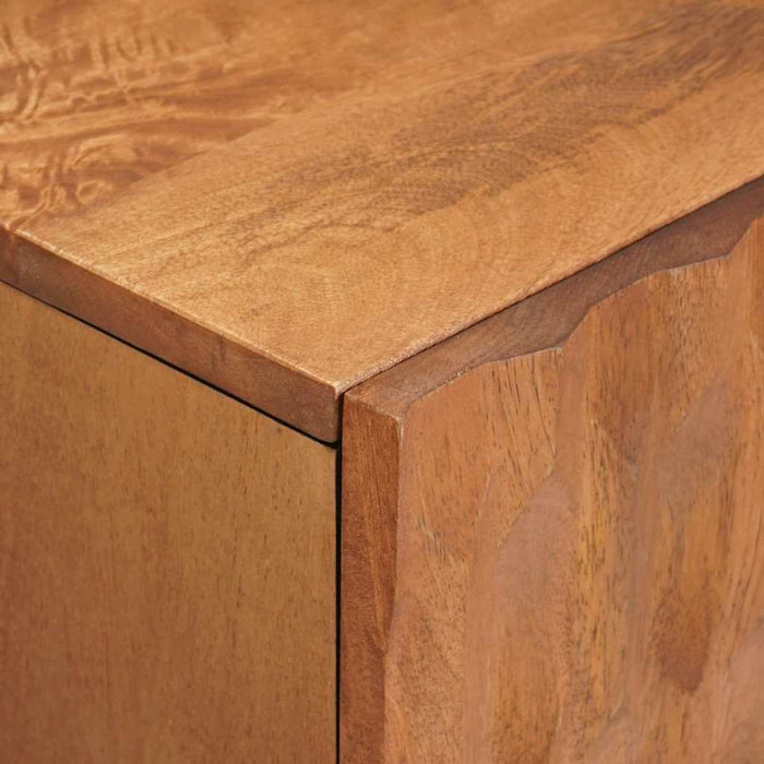 Cabinet TV cu raft cu ușă Finisaj Acacia Maro 105 x 33 x 46 cm - WALTI WALTI