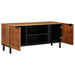Cabinet TV cu raft cu ușă Finisaj Acacia Maro 105 x 33 x 46 cm - WALTI WALTI