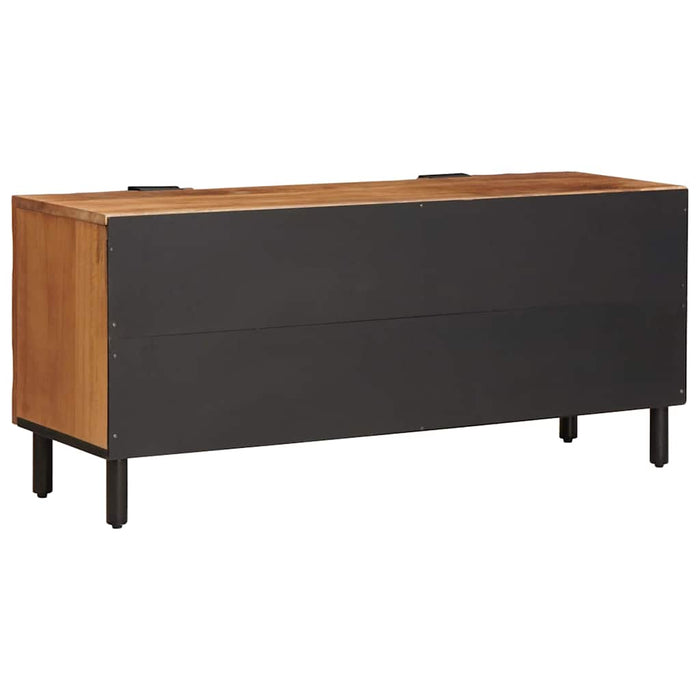 Cabinet TV cu raft cu ușă Finisaj Acacia Maro 105 x 33 x 46 cm - WALTI WALTI