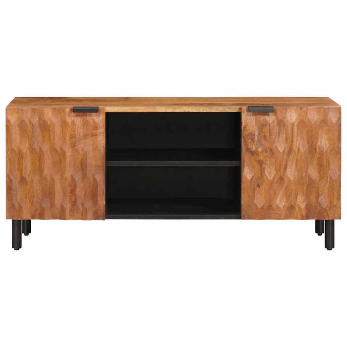 Cabinet TV cu raft cu ușă Finisaj Acacia Maro 105 x 33 x 46 cm - WALTI WALTI
