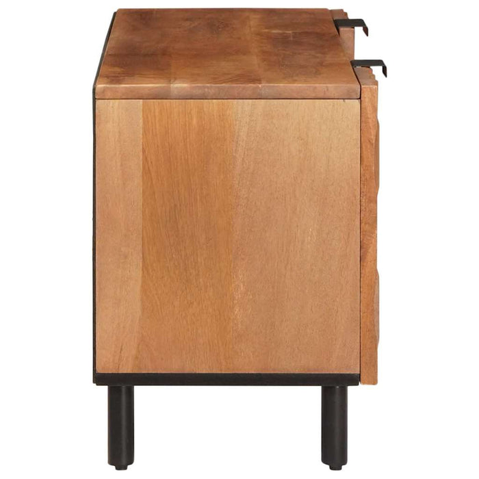 Cabinet TV cu raft cu ușă Finisaj Acacia Maro 105 x 33 x 46 cm - WALTI WALTI