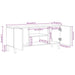 Cabinet TV cu raft cu ușă Finisaj Acacia Maro 105 x 33 x 46 cm - WALTI WALTI