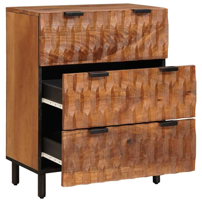 Bufet Finisaj Acacia Maro 60 x 33 x 75 cm Lemn de mango solid - WALTI WALTI