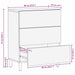 Bufet Finisaj Acacia Maro 60 x 33 x 75 cm Lemn de mango solid - WALTI WALTI