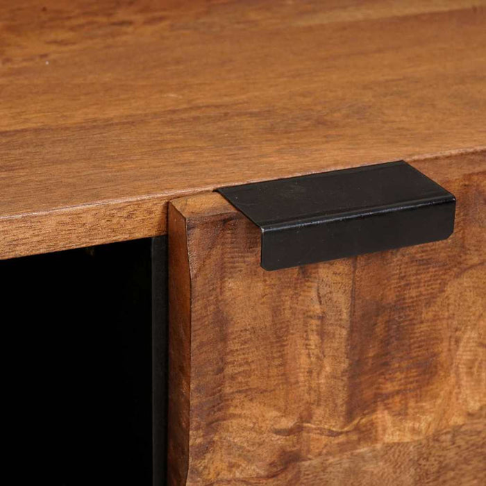 Masă de cafea Maro 80 x 50 x 40 cm Lemn de mango solid WALTI