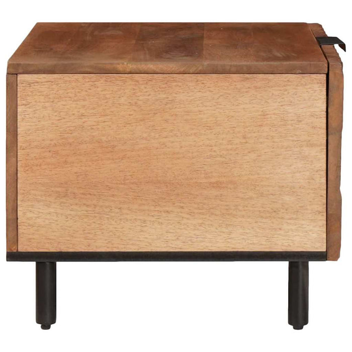 Masă de cafea Maro 80 x 50 x 40 cm Lemn de mango solid - WALTI WALTI