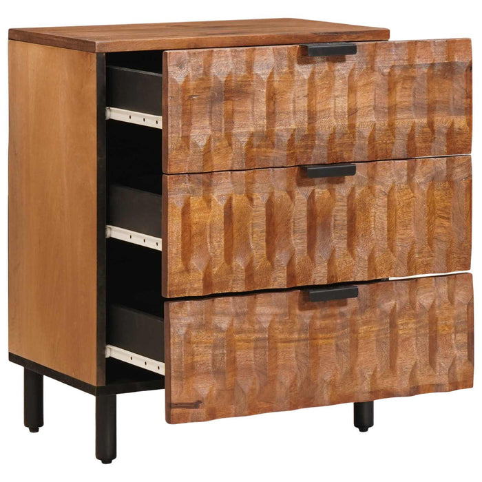 Dulap de noapte Maro 50 x 33 x 62 cm Lemn de mango solid - WALTI WALTI