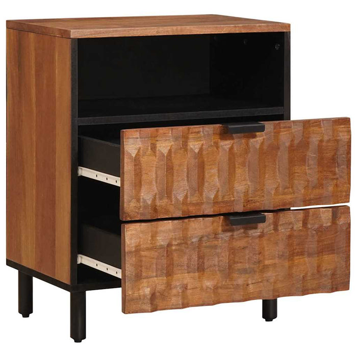 Dulap de noapte Maro 50 x 33 x 60 cm Lemn de mango solid - WALTI WALTI