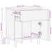 Dulap de noapte Maro 50 x 33 x 60 cm Lemn de mango solid - WALTI WALTI