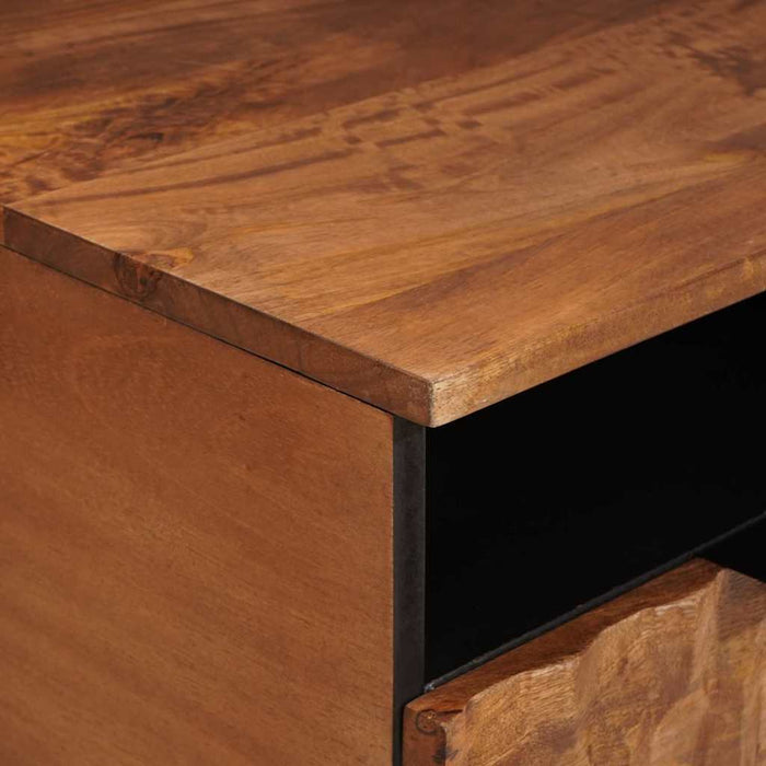 Masă de cafea Maro 80 x 54 x 40 cm Lemn de mango solid - WALTI WALTI