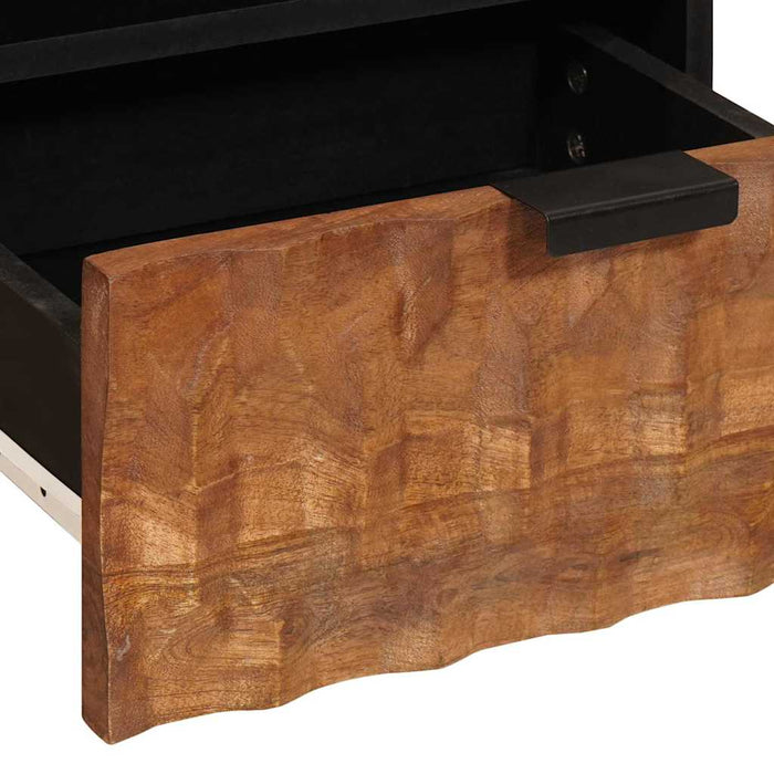 Masă de cafea Maro 80 x 54 x 40 cm Lemn de mango solid - WALTI WALTI