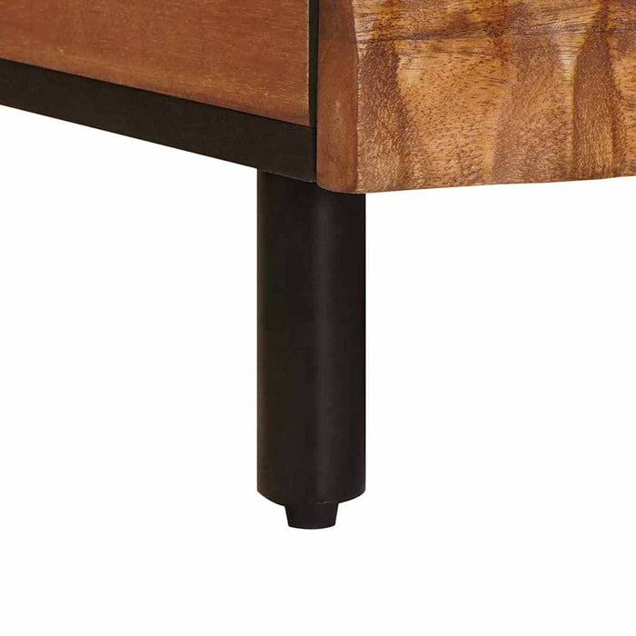 Masă de cafea Maro 80 x 54 x 40 cm Lemn de mango solid - WALTI WALTI