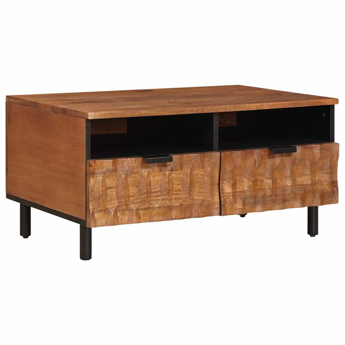 Masă de cafea Maro 80 x 54 x 40 cm Lemn de mango solid - WALTI WALTI
