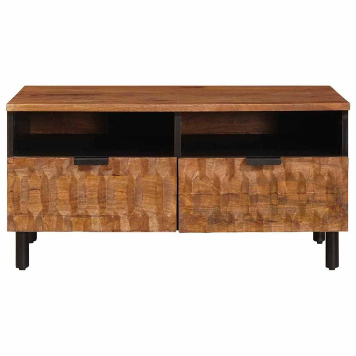 Masă de cafea Maro 80 x 54 x 40 cm Lemn de mango solid - WALTI WALTI