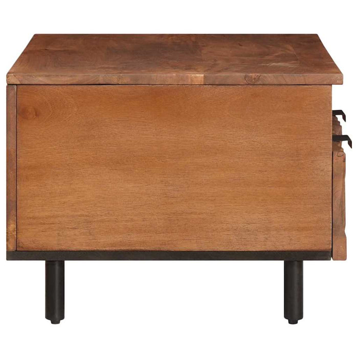 Masă de cafea Maro 80 x 54 x 40 cm Lemn de mango solid - WALTI WALTI
